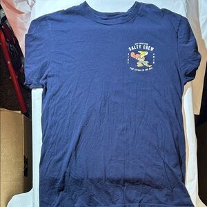 Salty Crew - Sink/Swim “Cast Smash Dash/Find Refuge In The Sea” Navy Tee